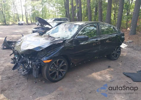 2021 Honda Civic Sport z USA, uszkodzony, nr VIN 2HGFC2F85MH509403